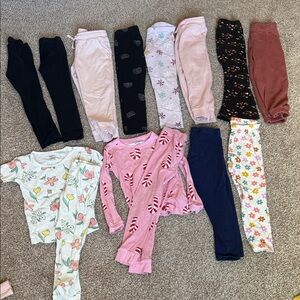 4T pants and pajama sets
